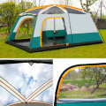 NPOT Amazon two rooms and one hall tent 5-8 person big camping tent 4 room tent with screened porch